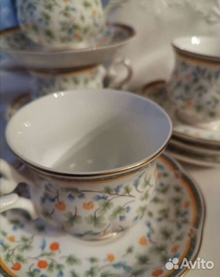 Тарелки костяного фарфора 