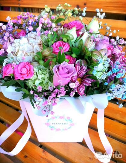 Цветы (живые), букеты