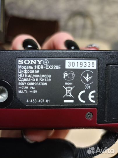 Видеокамера sony
