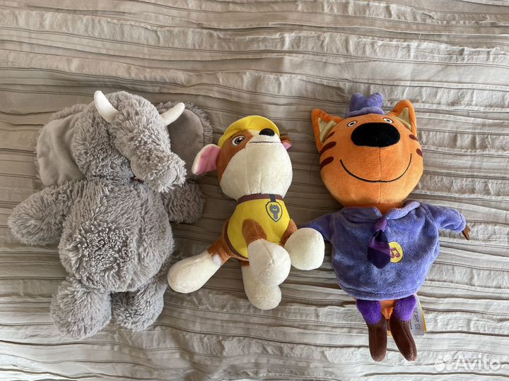 Сет из трех мягких игрушек