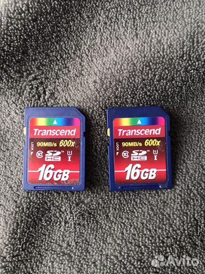 Карта памяти sdhc transcend 16 GB