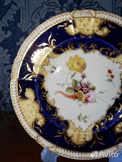 Антикварная тарелка нач 19в., Англия