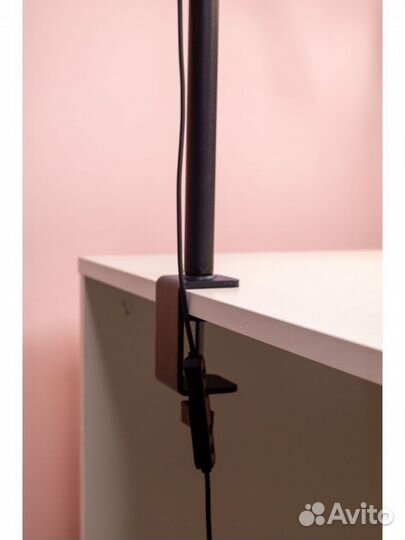 Бестеневая лампа луна на струбцине