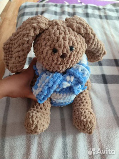 Заяц вязанный своими руками