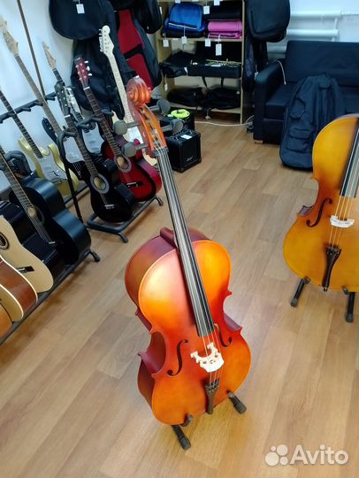 Новая виолончель Antonio Lavazza после ремонта 3/4