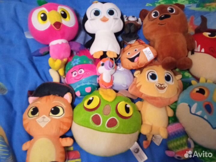 Мягкие игрушки, Макдональдс и Магнит