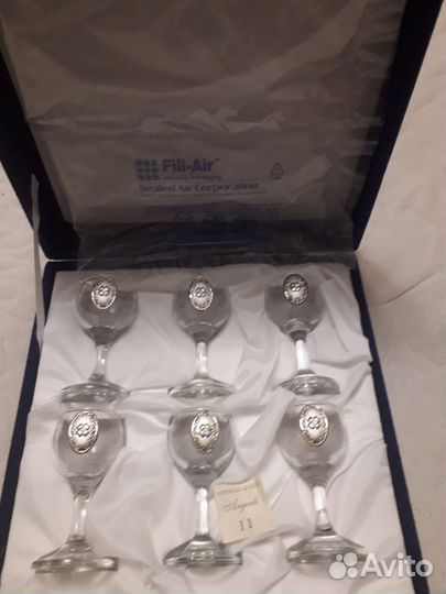 Рюмочки маленькие на ножке