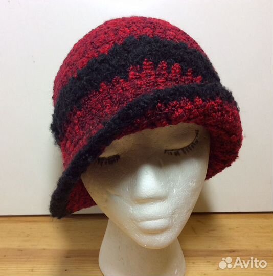 Хорошенькая авторская шапочка-шляпочка,55-58,ар176