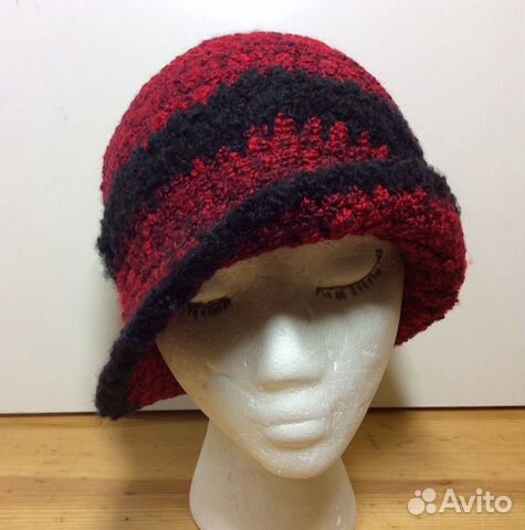 Хорошенькая авторская шапочка-шляпочка,55-58,ар176