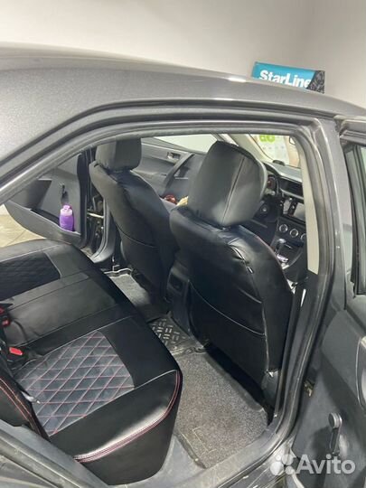 Чехлы LADA Granta11-18красный ромб комбинированные