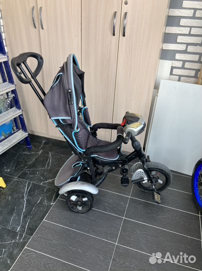 Трехколесный велосипед коляска