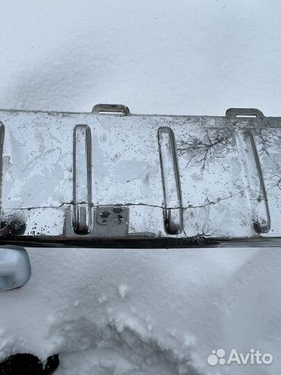 Накладка на задний бампер touareg nf