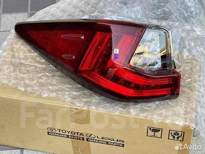 Фонари рестайлинг на Lexus RX4 RX350 RX450h