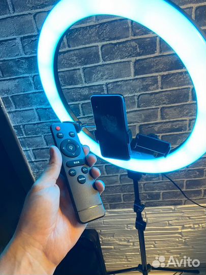 Кольцевая лампа RGB 45 см