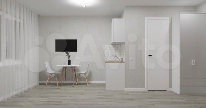 Квартира-студия, 16,3 м², 4/9 эт.