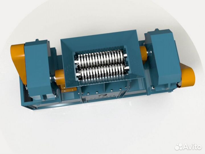 Двухвальный промышленный шредер 800