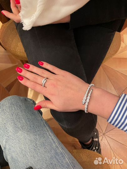 Кольцо bulgari serpenti