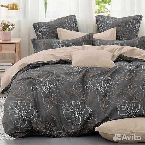 Постельное белье поплин 2сп с евпрост