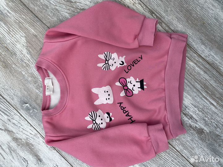 Вещи пакетом на девочку 80-86