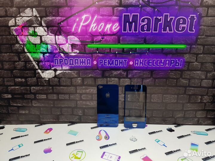 Защитные стёкла iPhone 4 / 4S (комплекты)