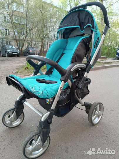 Коляска Capella Qbix + дождевик