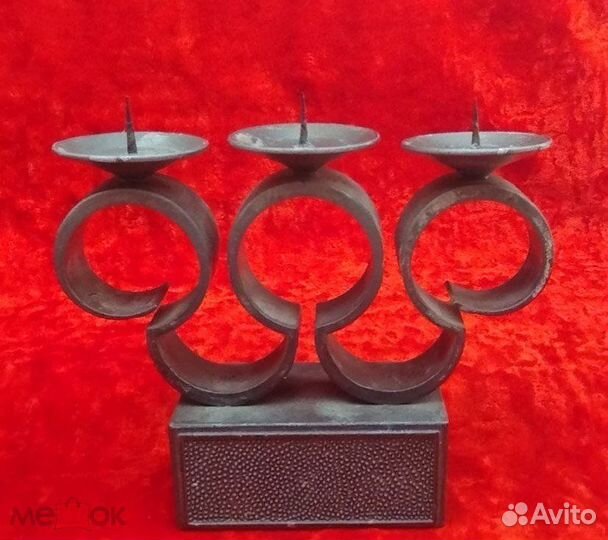 Подсвечник на 3 свечи 