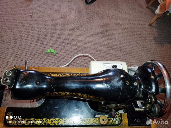 Швейная машина Подольск электрический. рабочая