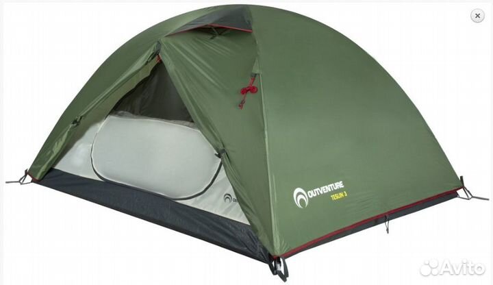 Палатка Туристическая 3х местная 2х слойная 2входа