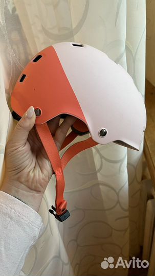 Btwin xs 48-52 детский шлем розовый