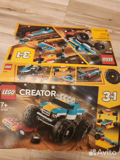 Lego Creator 31101 3 в 1 Монстр-трак