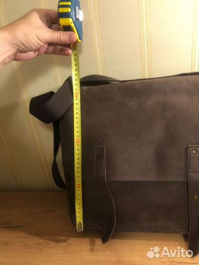 Мужская кожаная сумка timberland made in Italy