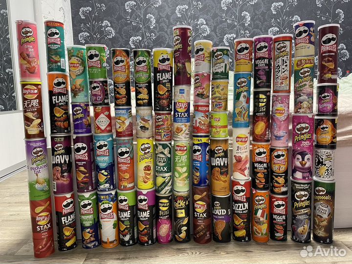 Банка от чипсов Pringles и Lays