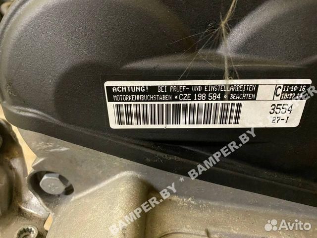 Czea Двигатель к Volkswagen Touran, 2017 г. 1.4 л