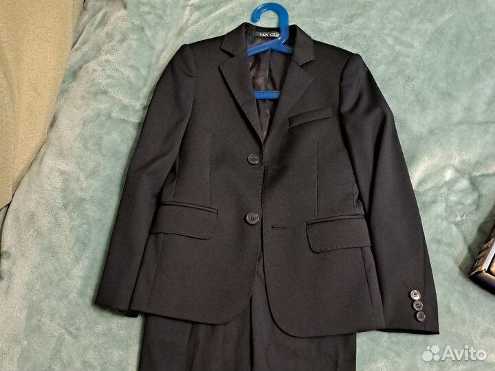 Школьный костюм для мальчика 128 синий