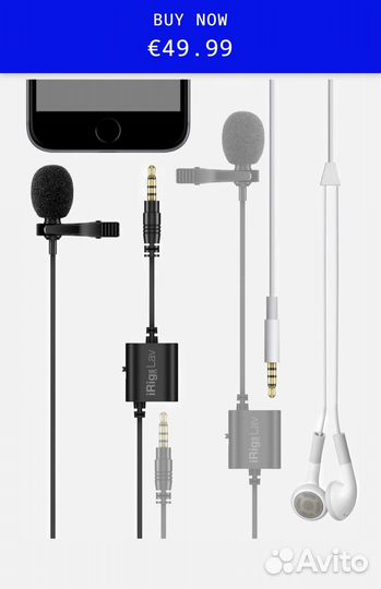 Микровфон IK multimedia iRig Mic Lav
