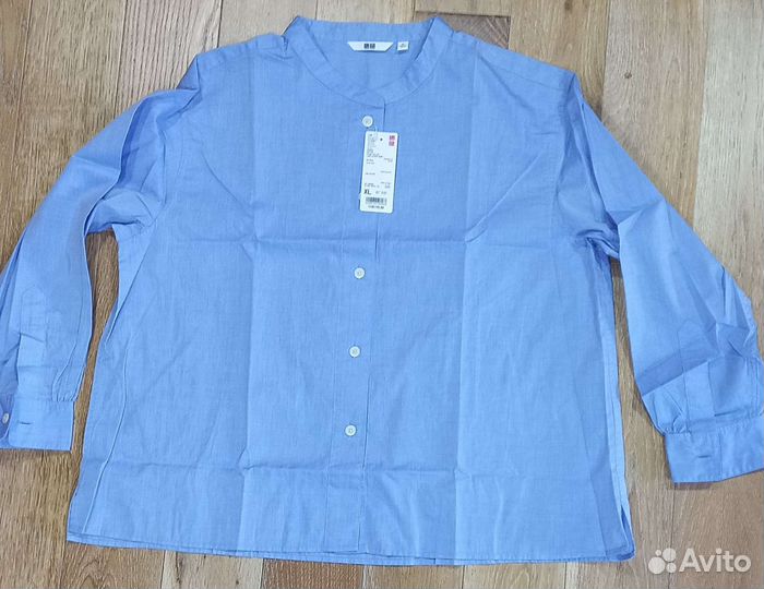 Блузка рубашка uniqlo
