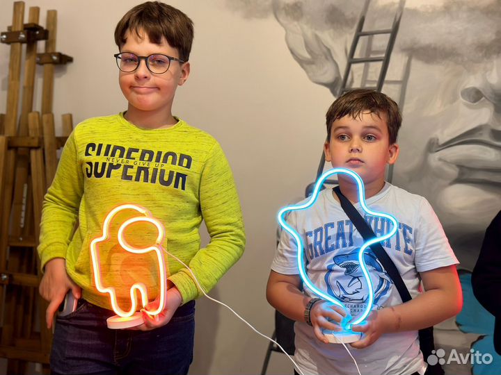 Творческий мастер-класс Неон