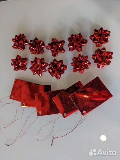 Декорация подарочной упаковки банты