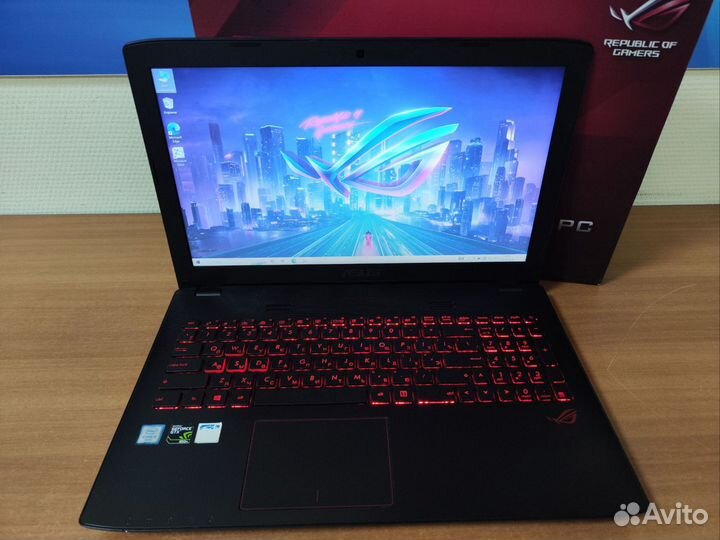 Игровой ноутбук Asus Rog с гарантией