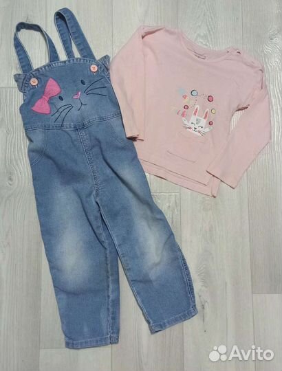 Вещи пакетом для девочки 80