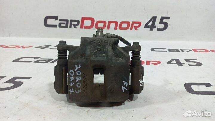 Суппорт передний левый б/у для Honda Accord (45019