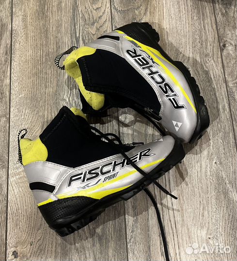 Лыжные ботинки fischer xj sprint 35