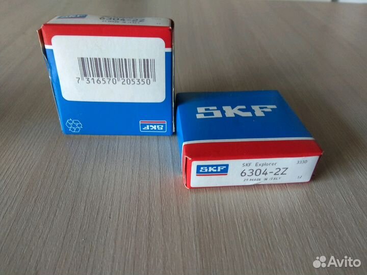 Подшипник 6304 zz, skf