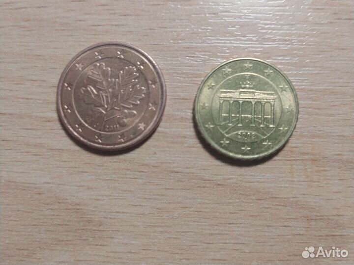 10 и 5 euro cent