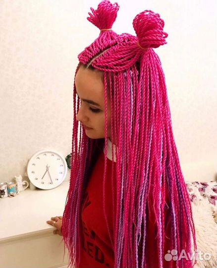 Канекалон афрокосы волосы парик