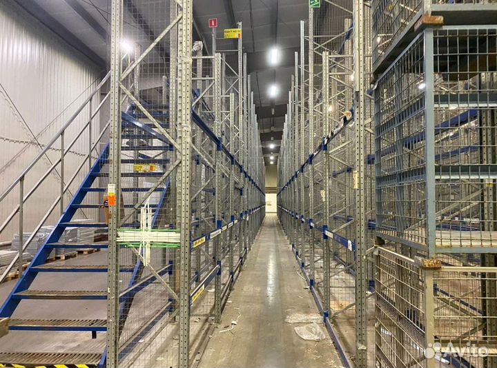 Стеллажи паллетные Мезонин бу полочный