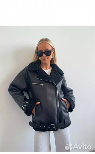 Дубленка косуха авиатор