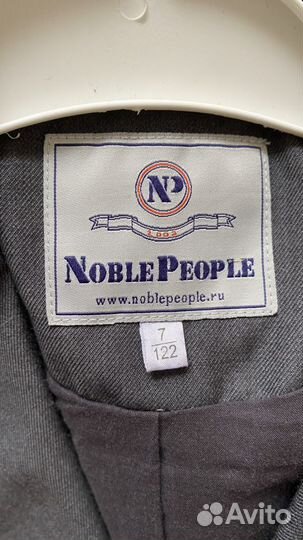 NoblePeople школа пиджак 122р. в дар блузка