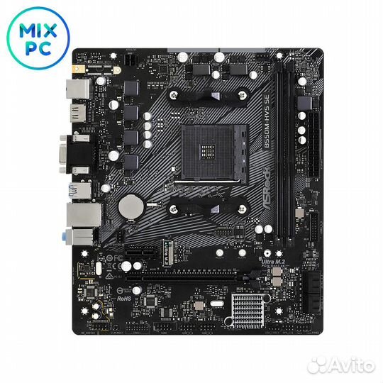 Материнская плата AM4 AsRock B550M-HVS SE