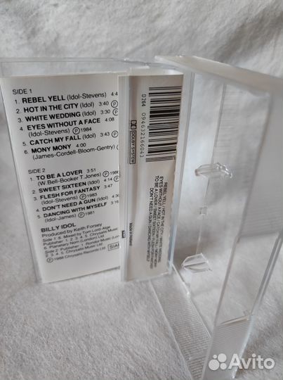 Аудиокассеты Billy Idol и Kim Wilde